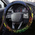 New Caledonia Kanaky Steering Wheel Cover Fleche Faitiere Mix Kagu