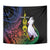 New Caledonia Kanaky Personalized Tapestry Fleche Faitiere Mix Kagu