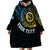 Personalised Vanuatu Wearable Blanket Hoodie Turtle Chest Tattoo Flag Color - Sanma LT7 - Polynesian Pride