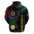 Custom Vanuatu Hoodie Turtle Chest Tattoo Flag Color Shefa LT7 - Polynesian Pride