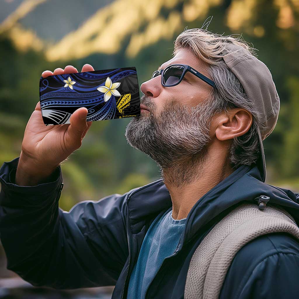 Personalized Philippines Tribal 4 in 1 Can Cooler Tumbler Tropical Waves - Plumeria