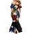 Personalized Philippines Tribal Family Matching Mermaid Dress and Hawaiian Shirt Tropical Waves - Plumeria