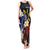 Personalized Philippines Tribal Family Matching Tank Maxi Dress and Hawaiian Shirt Tropical Waves - Plumeria