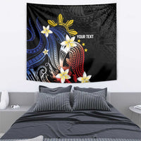 Personalized Philippines Tribal Tapestry Tropical Waves - Plumeria
