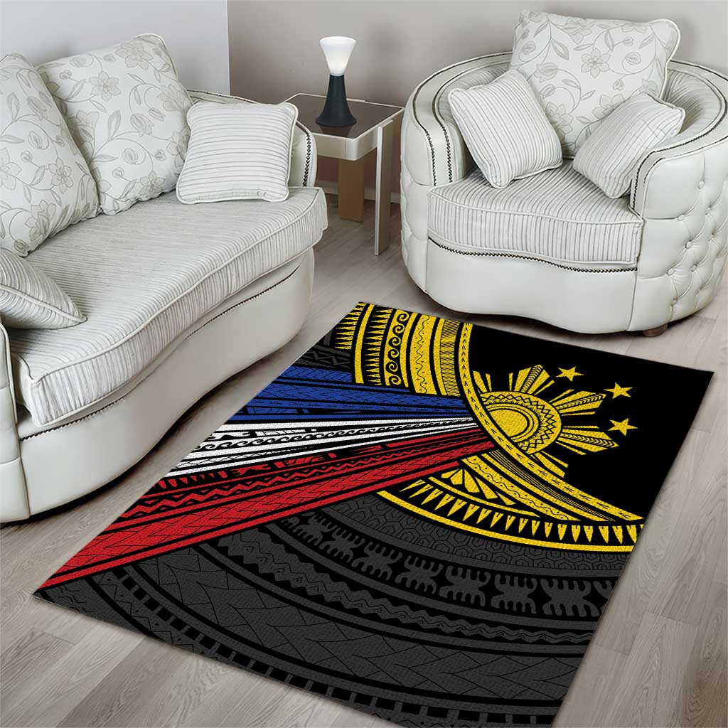 Philippines Sun Area Rug Pasifika Tribal Style