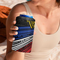 Philippines Sun 4 in 1 Can Cooler Tumbler Pasifika Tribal Style