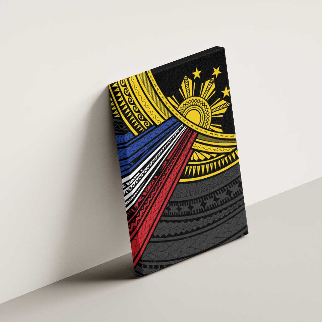 Philippines Sun Canvas Wall Art Pasifika Tribal Style