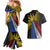Philippines Sun Couples Matching Mermaid Dress and Hawaiian Shirt Pasifika Tribal Style