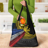 Philippines Sun Grocery Bag Pasifika Tribal Style