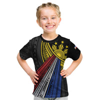 Philippines Sun Kid T Shirt Pasifika Tribal Style