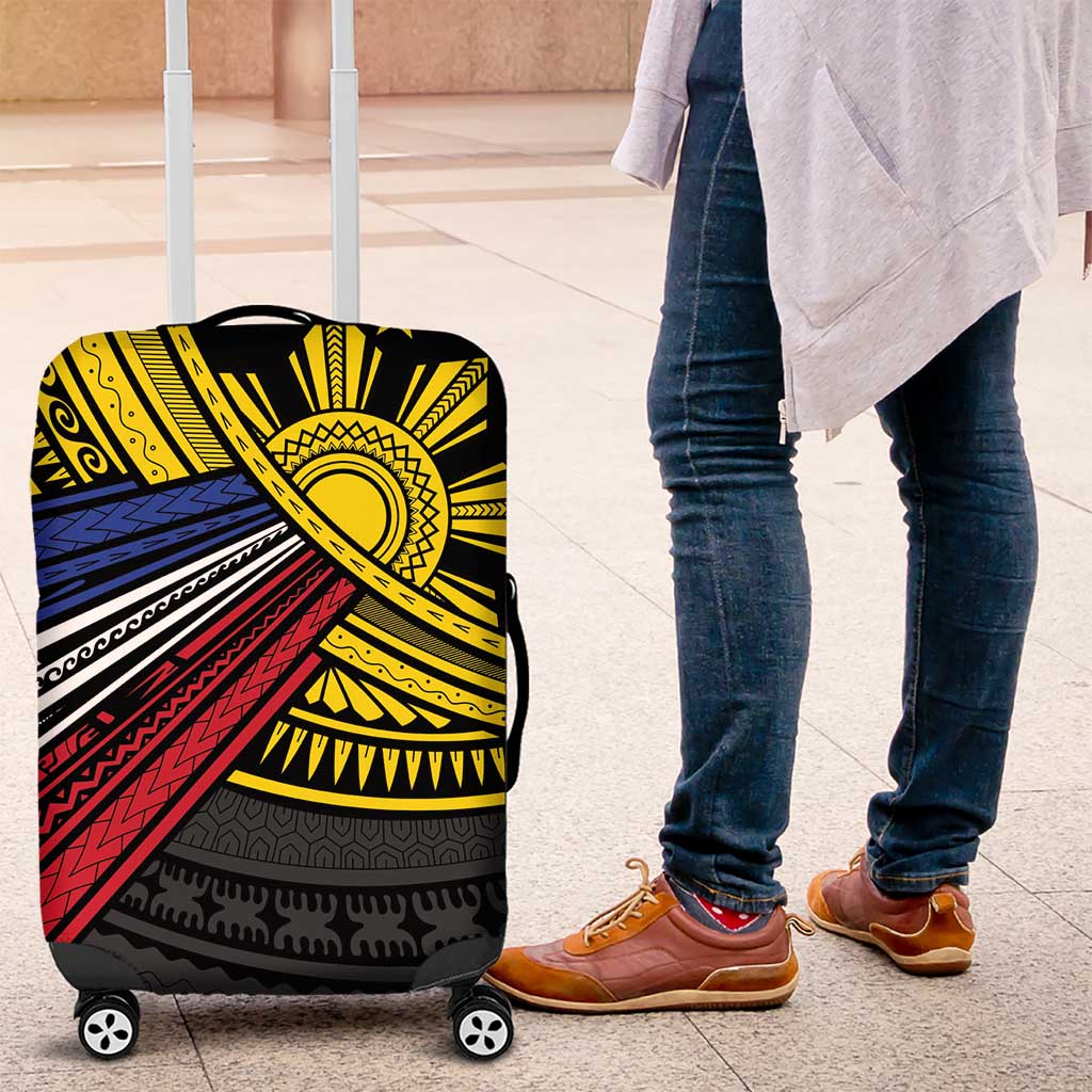 Philippines Sun Luggage Cover Pasifika Tribal Style