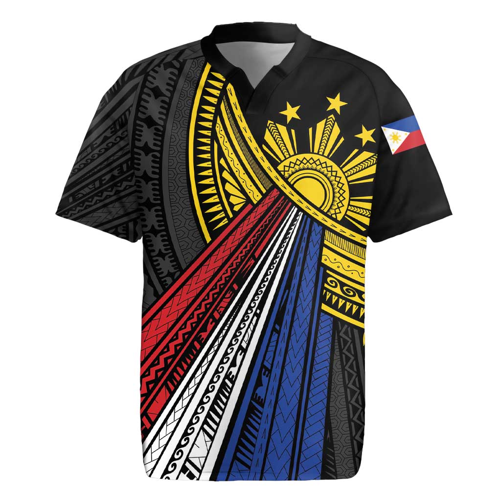 Philippines Sun Rugby Jersey Pasifika Tribal Style