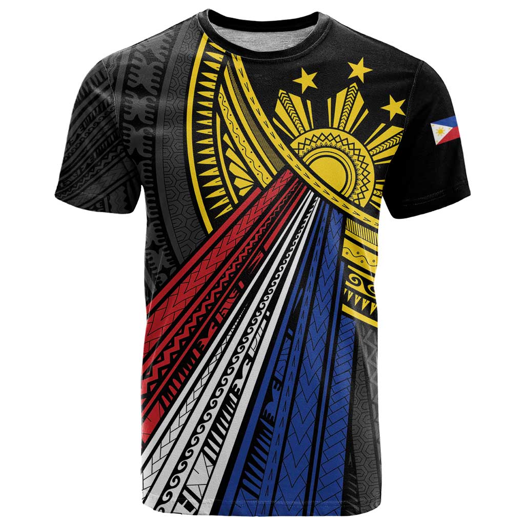 Philippines Sun T Shirt Pasifika Tribal Style