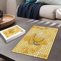 Hawaii Oahu Island Flowers Lei Puzzle Yellow Ilima Mix Plumeria