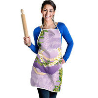 Hawaii Kauai Island Flowers Lei Apron Mokihana Lei