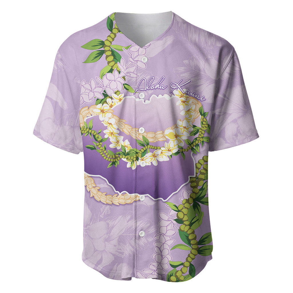 Hawaii Kauai Island Flowers Lei Baseball Jersey Mokihana Lei