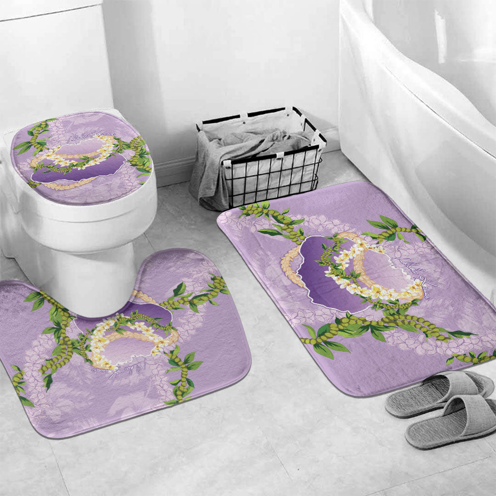 Hawaii Kauai Island Flowers Lei Bathroom Set Mokihana Lei