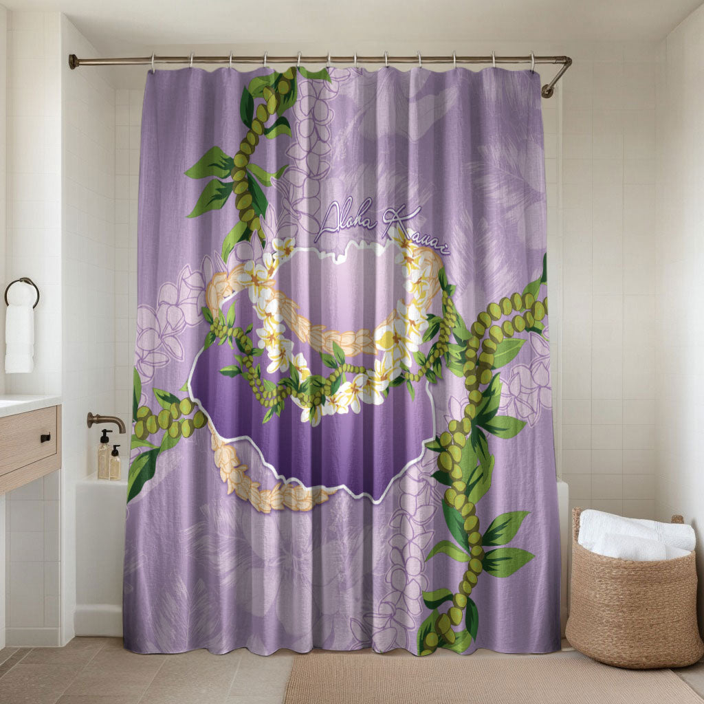Hawaii Kauai Island Flowers Lei Bathroom Set Mokihana Lei