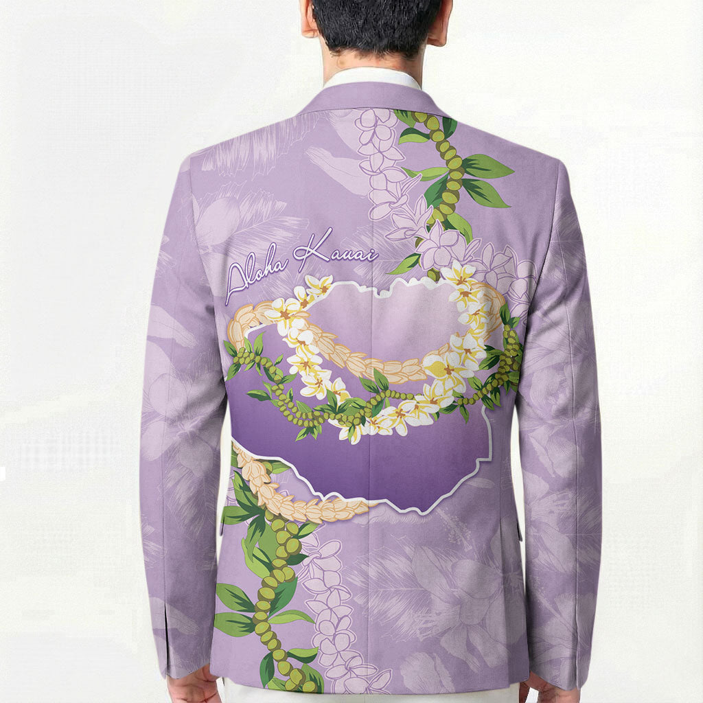 Hawaii Kauai Island Flowers Lei Blazer Mokihana Lei