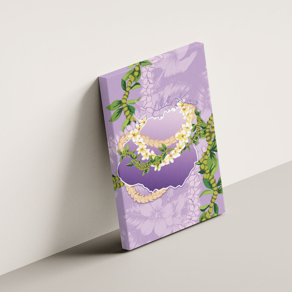 Hawaii Kauai Island Flowers Lei Canvas Wall Art Mokihana Lei