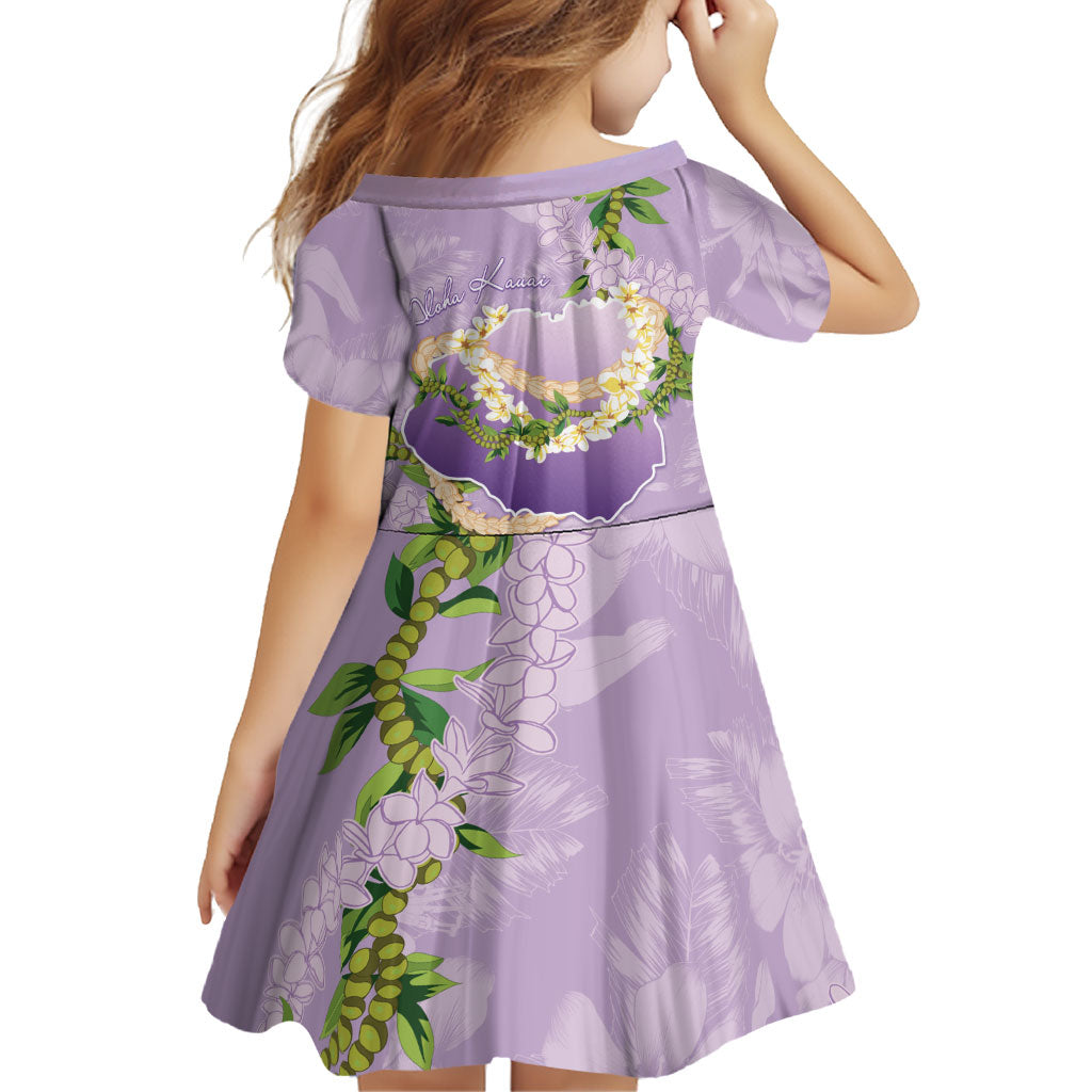 Hawaii Kauai Island Flowers Lei Family Matching Tank Maxi Dress and Hawaiian Shirt Mokihana Lei LT7 - Polynesian Pride