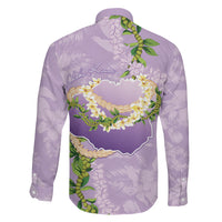 Hawaii Kauai Island Flowers Lei Family Matching Tank Maxi Dress and Hawaiian Shirt Mokihana Lei LT7 - Polynesian Pride