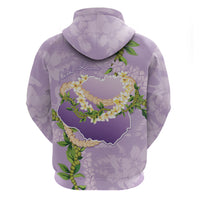 Hawaii Kauai Island Flowers Lei Hoodie Mokihana Lei