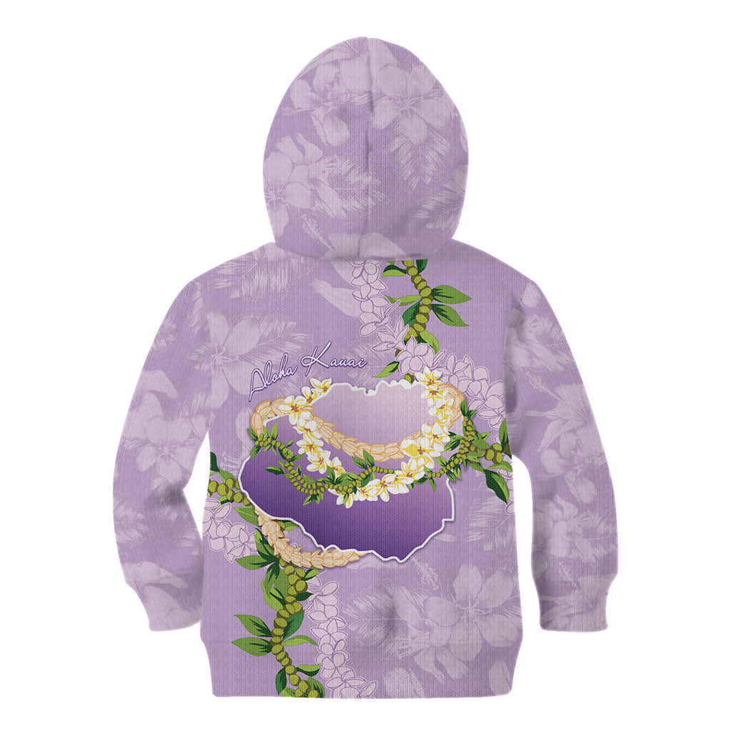 Hawaii Kauai Island Flowers Lei Kid Hoodie Mokihana Lei