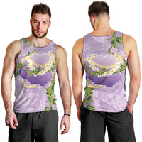 Hawaii Kauai Island Flowers Lei Men Tank Top Mokihana Lei