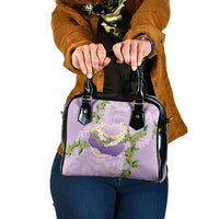 Hawaii Kauai Island Flowers Lei Shoulder Handbag Mokihana Lei