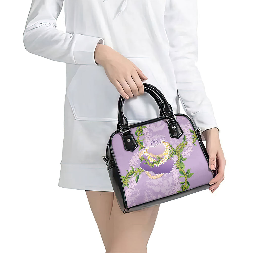 Hawaii Kauai Island Flowers Lei Shoulder Handbag Mokihana Lei