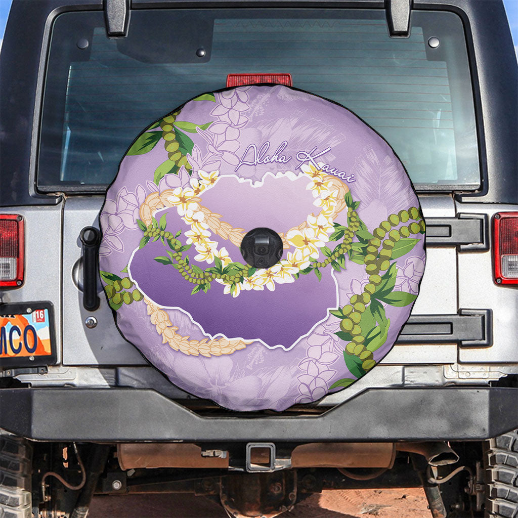 Hawaii Kauai Island Flowers Lei Spare Tire Cover Mokihana Lei
