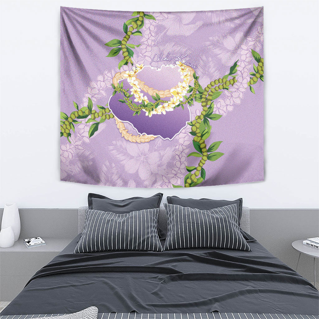 Hawaii Kauai Island Flowers Lei Tapestry Mokihana Lei