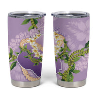 Hawaii Kauai Island Flowers Lei Tumbler Cup Mokihana Lei