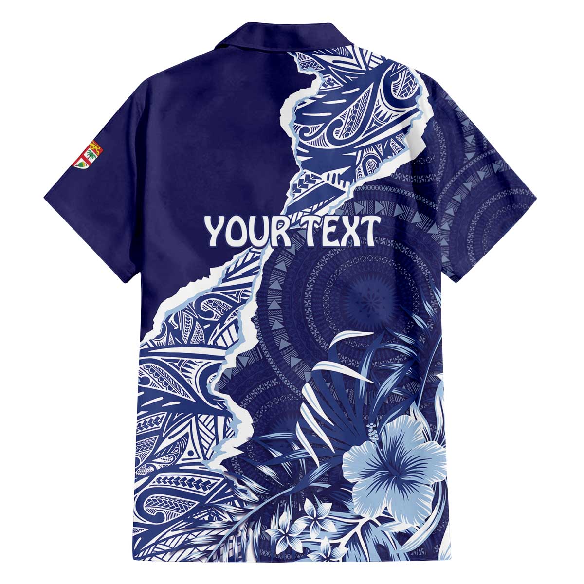 Fiji Queen Victoria School Personalised Family Matching Puletasi and Hawaiian Shirt Masi Tapa Torn Style LT7 - Polynesian Pride