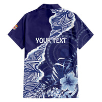 Fiji Queen Victoria School Personalised Family Matching Puletasi and Hawaiian Shirt Masi Tapa Torn Style LT7 - Polynesian Pride