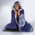 Fiji Queen Victoria School Personalised Hooded Blanket Masi Tapa Torn Style