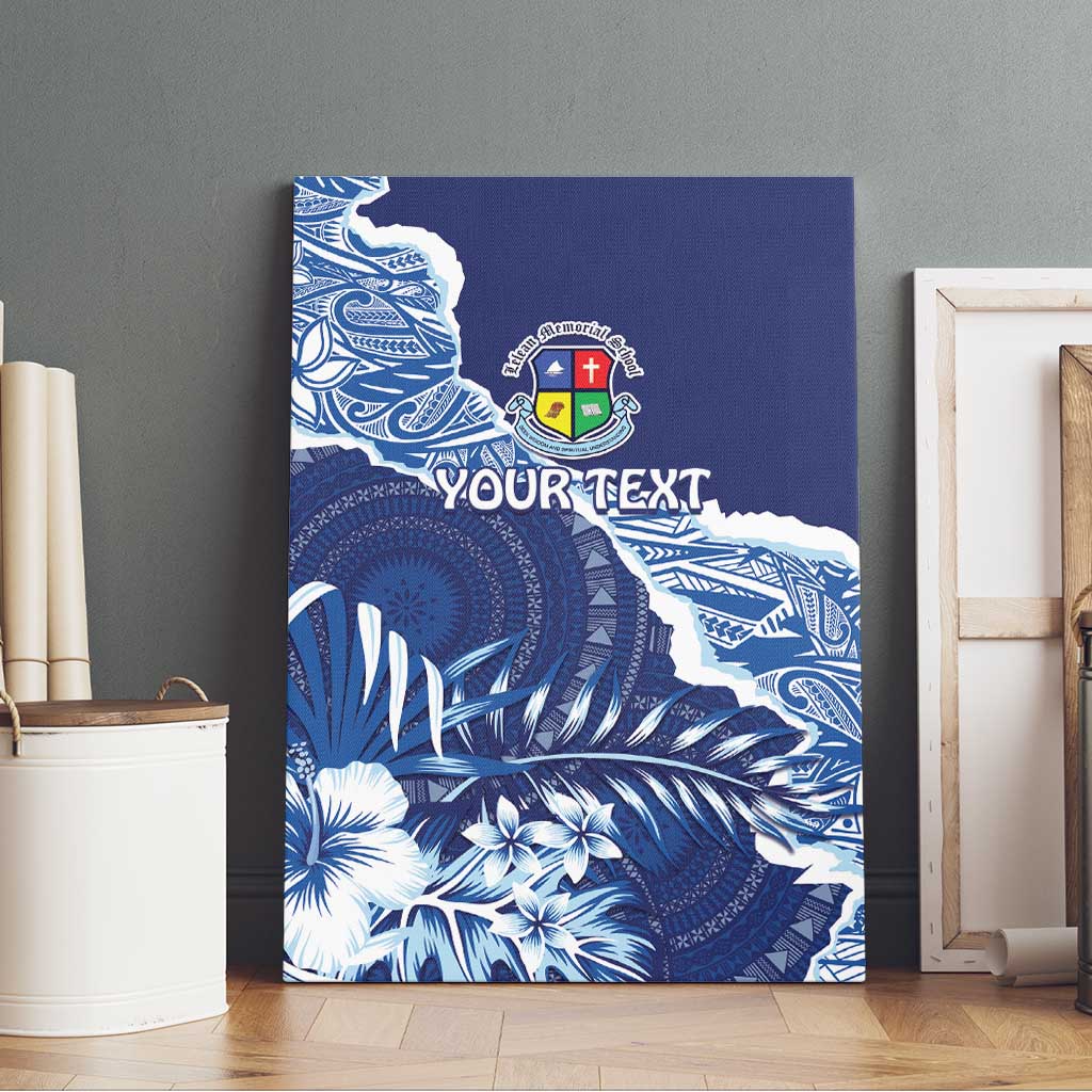 Fiji Lelean Memorial School Personalised Canvas Wall Art Korodredre Davuilevu Masi Mix Style