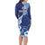 Fiji Lelean Memorial School Personalised Family Matching Long Sleeve Bodycon Dress and Hawaiian Shirt Korodredre Davuilevu Masi Mix Style