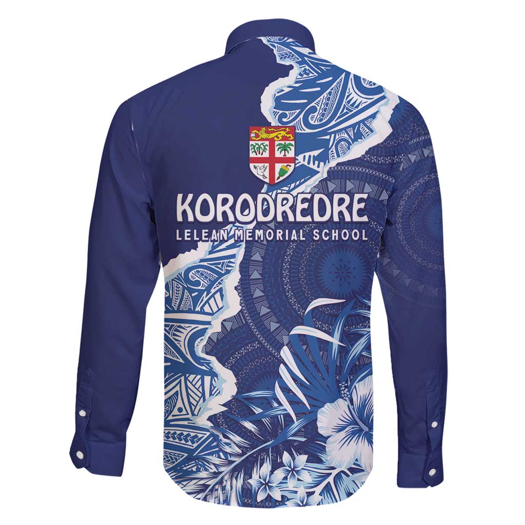 Fiji Lelean Memorial School Personalised Family Matching Short Sleeve Bodycon Dress and Hawaiian Shirt Korodredre Davuilevu Masi Mix Style LT7 - Polynesian Pride