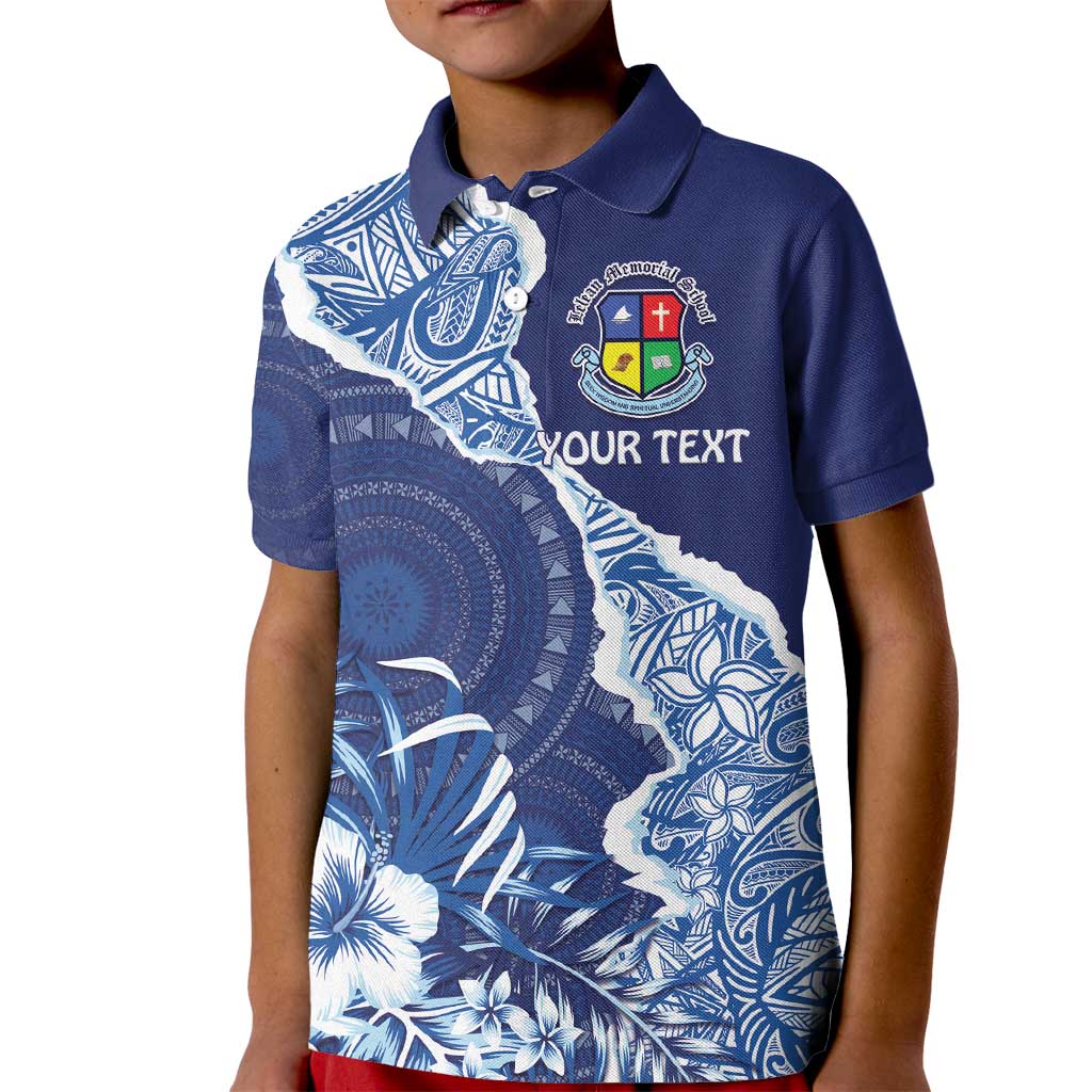 Fiji Lelean Memorial School Personalised Kid Polo Shirt Korodredre Davuilevu Masi Mix Style