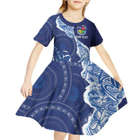 Fiji Lelean Memorial School Personalised Kid Short Sleeve Dress Korodredre Davuilevu Masi Mix Style