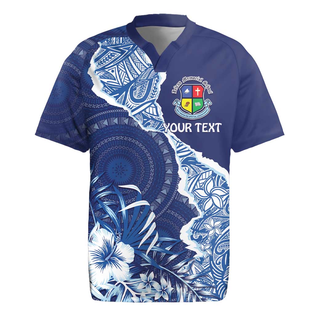 Fiji Lelean Memorial School Personalised Rugby Jersey Korodredre Davuilevu Masi Mix Style