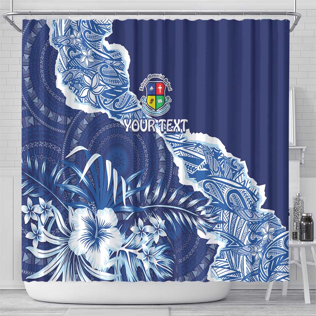 Fiji Lelean Memorial School Personalised Shower Curtain Korodredre Davuilevu Masi Mix Style