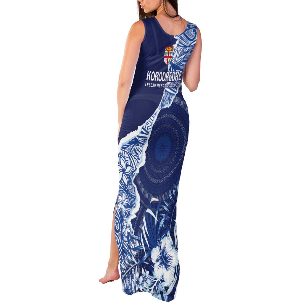 Fiji Lelean Memorial School Personalised Tank Maxi Dress Korodredre Davuilevu Masi Mix Style