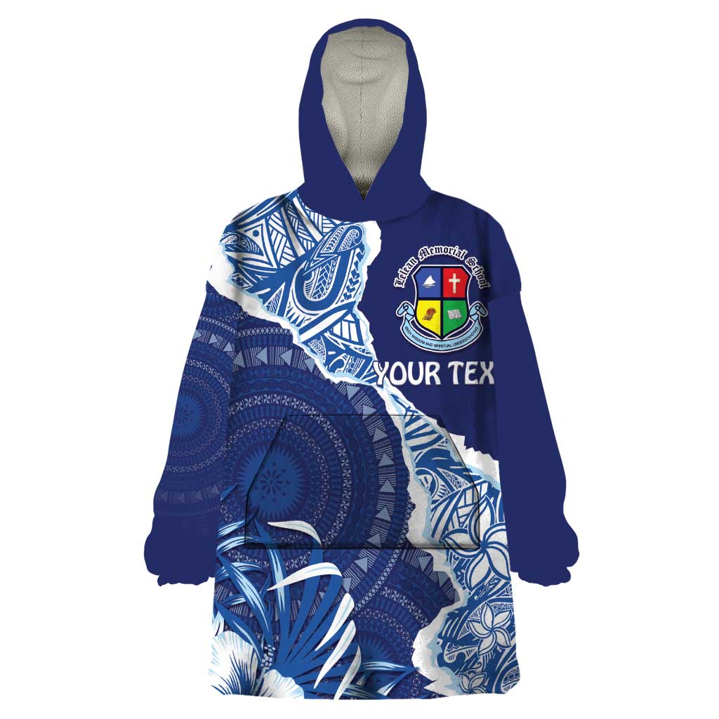 Fiji Lelean Memorial School Personalised Wearable Blanket Hoodie Korodredre Davuilevu Masi Mix Style