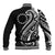 Kia Orana Cook Islands Baseball Jacket Kerekere Plumeria Tropical Waves - Polynesian Pride