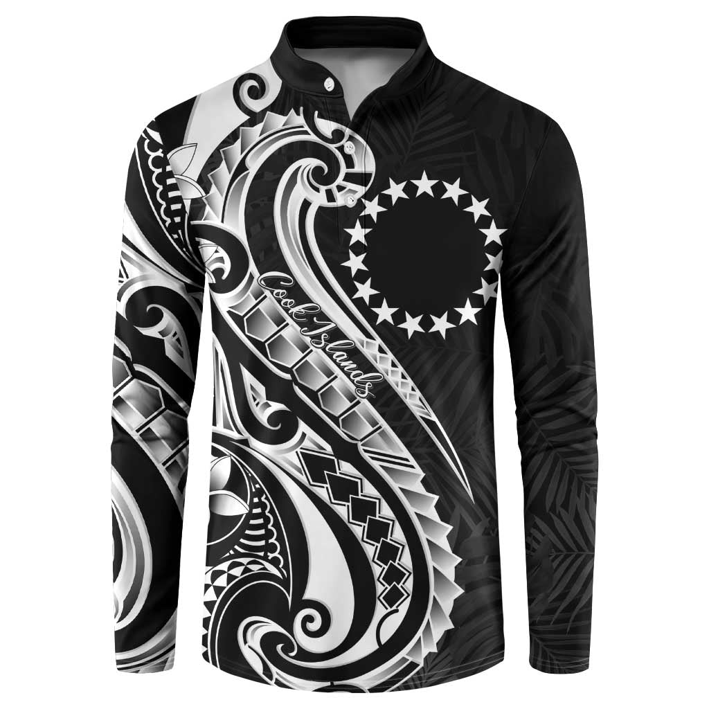 Kia Orana Cook Islands Button Sweatshirt Kerekere Plumeria Tropical Waves - Polynesian Pride