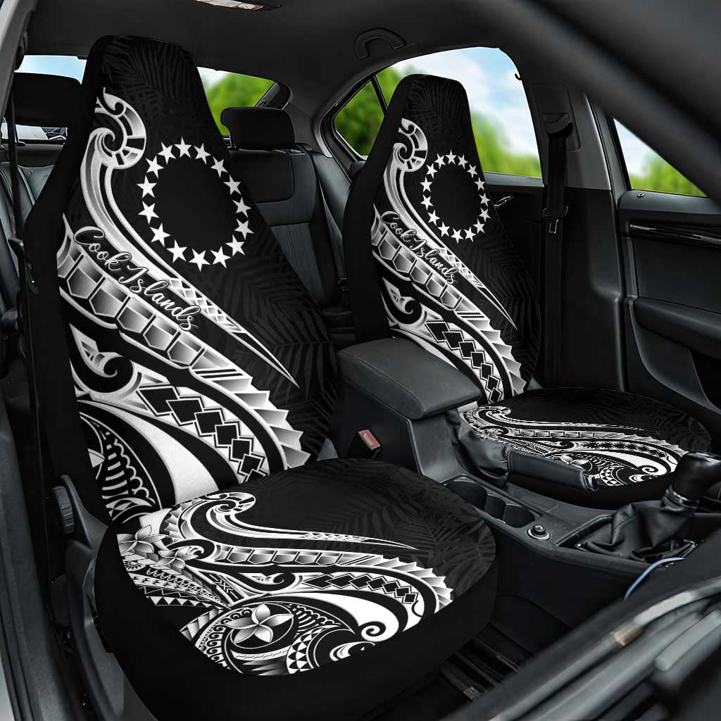 Kia Orana Cook Islands Car Seat Cover Kerekere Plumeria Tropical Waves - Polynesian Pride