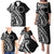 Kia Orana Cook Islands Family Matching Puletasi and Hawaiian Shirt Kerekere Plumeria Tropical Waves - Polynesian Pride